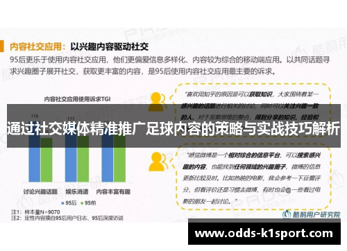 通过社交媒体精准推广足球内容的策略与实战技巧解析